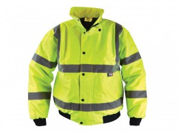 Scan Hi-Vis Yellow Bomber Jacket - XL (48in) £33.99